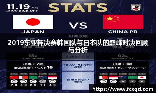 2019东亚杯决赛韩国队与日本队的巅峰对决回顾与分析